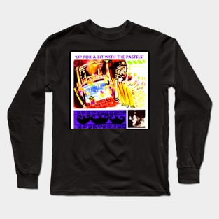 Up for a Bit with the Pastels 1987 Classic Indie Throwback Design Long Sleeve T-Shirt